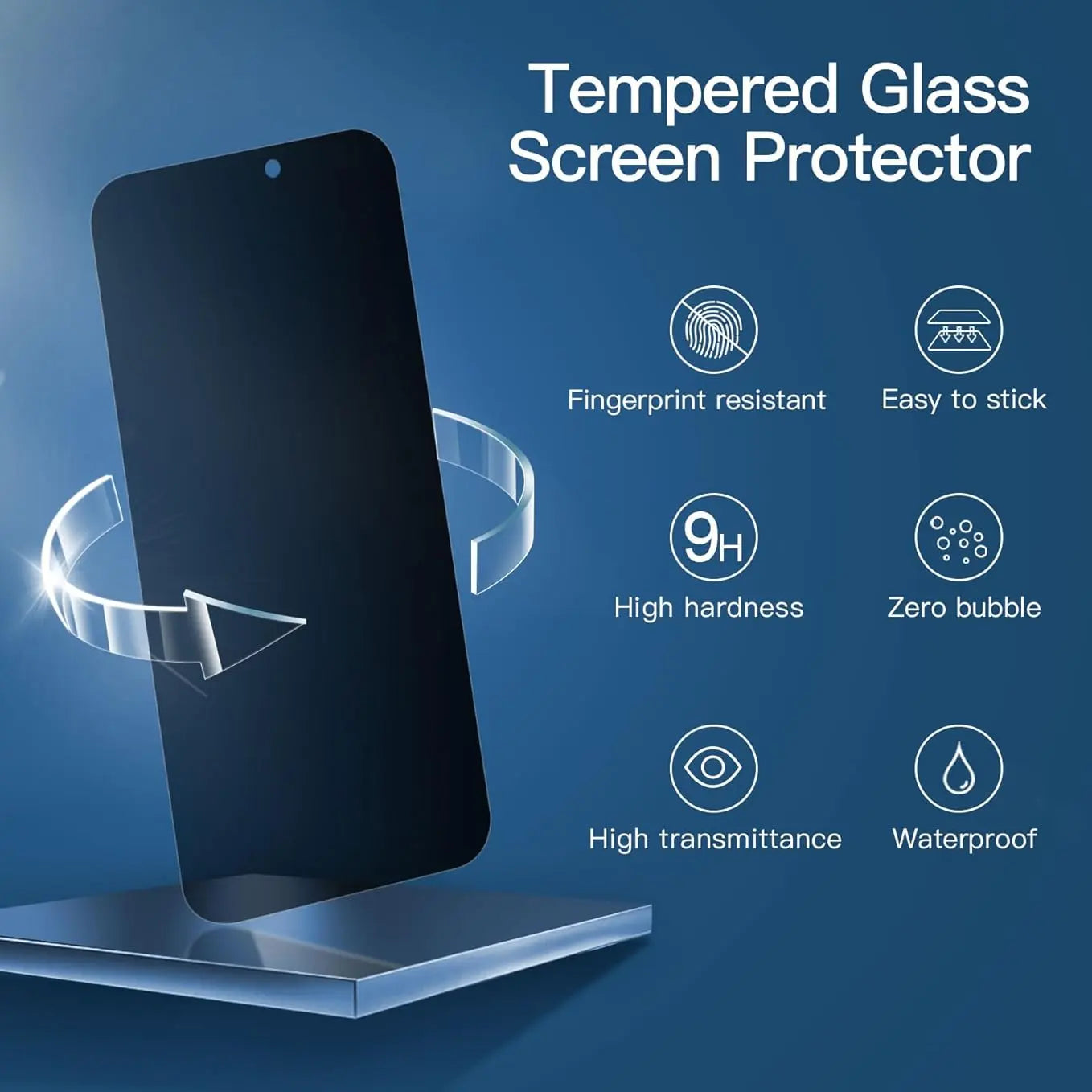 Anti Spy Tempered Glass Full Private 9H 2.5D Privacy Screen Protector for Iphone 11 12 13 14 15 Pro Max Plus X Xr XS Max